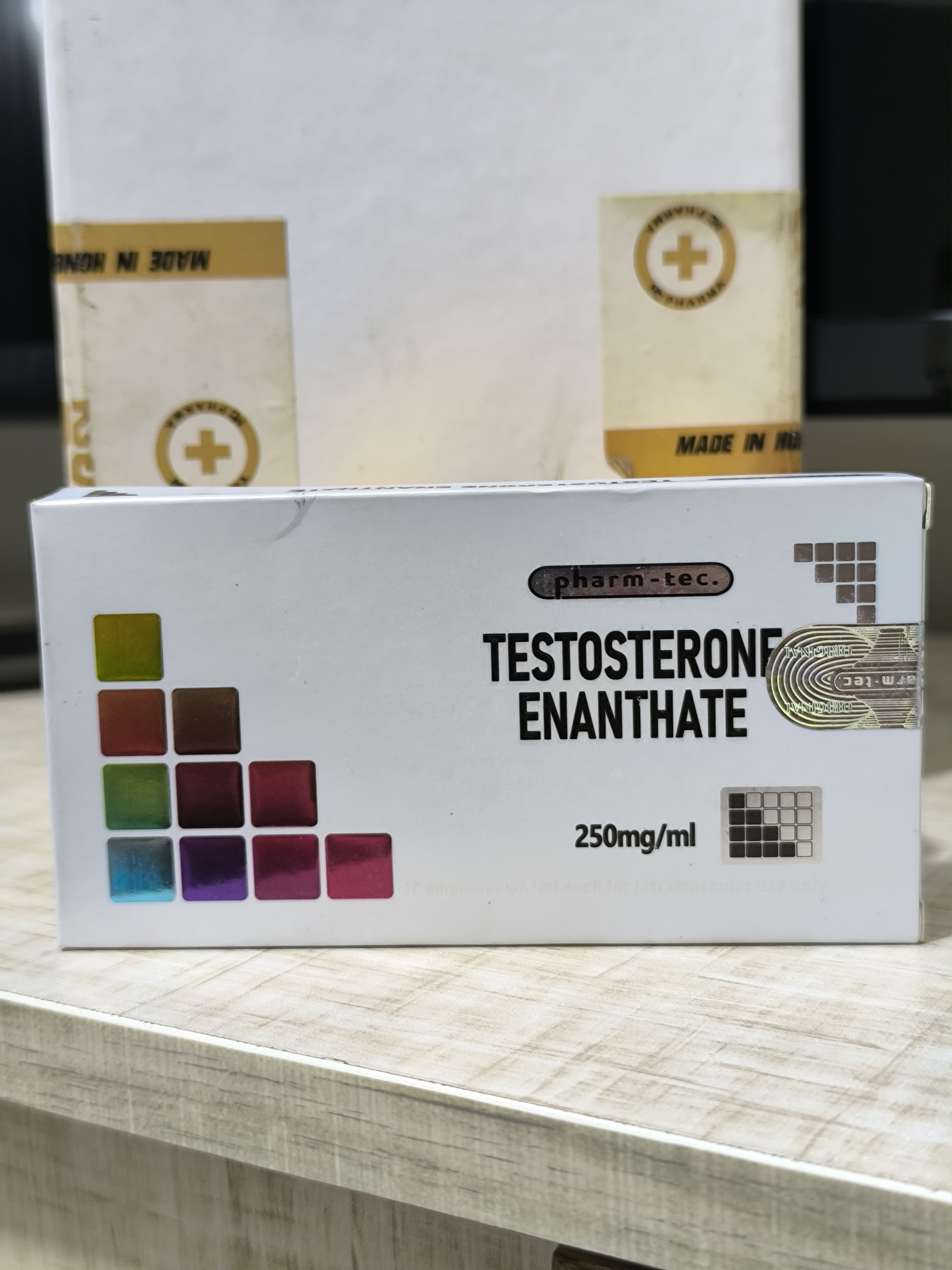 تصویر تست انانتات بلغار فارما تچ مخصوص حرفه ای ها تستوسترون انانتات 250